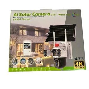 Ai Solar Camera 3-in-1 with 4G/WiFi